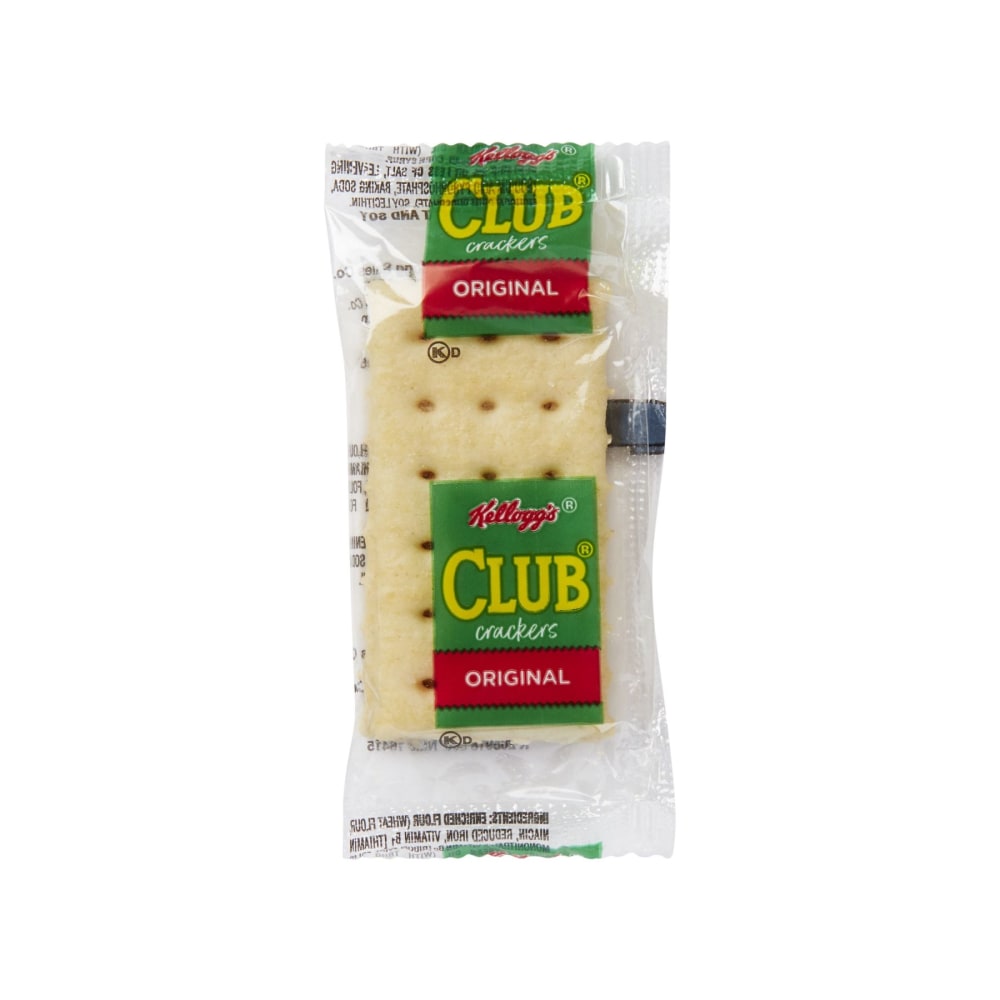 Kelloggs Club Crackers, 2 Crackers Per Pack, Box Of 500 Packs MPN:10030100053634