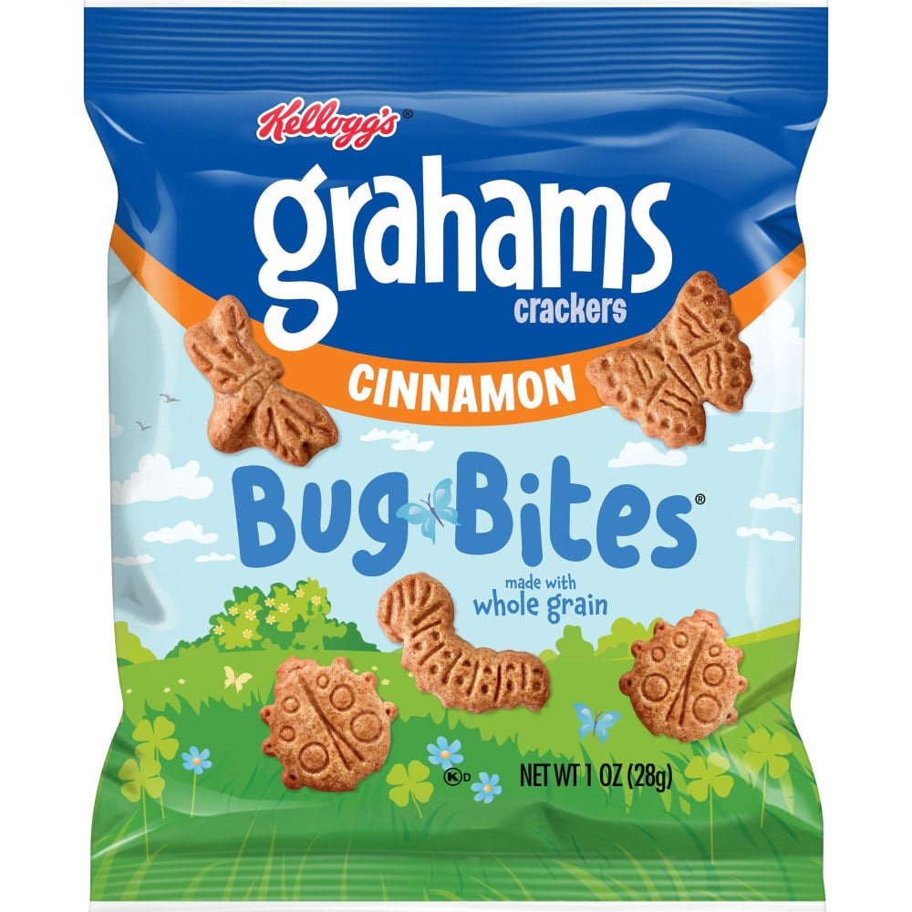 Kelloggs Bug Bites Cinnamon Grahams Single Serve Bags, 1 Oz, Case Of 210 Bags MPN:3010055644