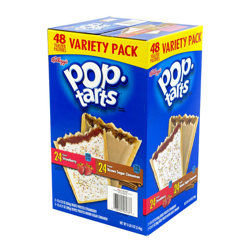 Pop-Tarts, Strawberry & Brown Sugar Cinnamon 2-Pack Variety, 24 Count MPN:27640