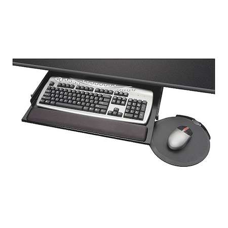 Underdesk Keyboard Drawer, Mse Platform-Black MPN:KCS39185