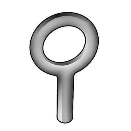 Eye Bolt Without Shoulder, Unthreaded, 1-5/8 in Shank, 1-9/32 in ID, Steel, Plain MPN:K2006-BLANK