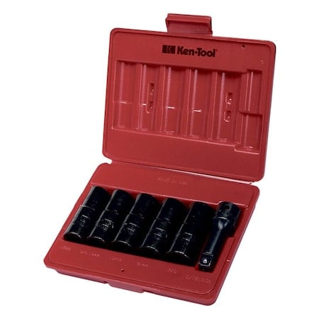 Double-Duty Flip Socket Set, 6 pcs. MPN:30111