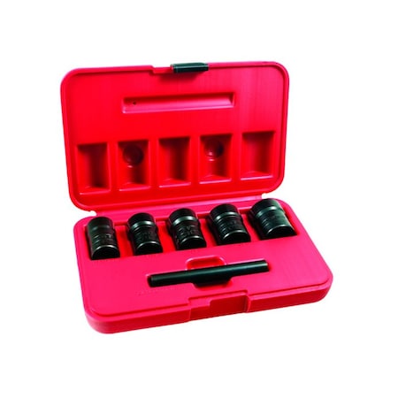 Twist Socket Set W/Punch, 5 pcs. MPN:30118
