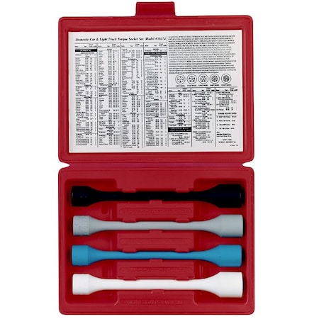 Torque Limiting Socket Set, 4 pcs. MPN:30174