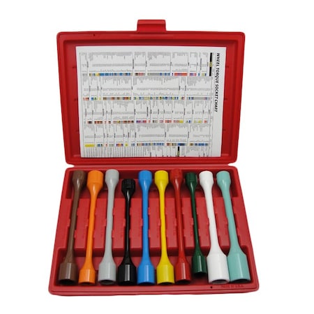 Torque Limiting Socket Set, 10 pcs. MPN:30180