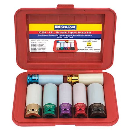 Thin-Wall Impact Socket Set MPN:30259