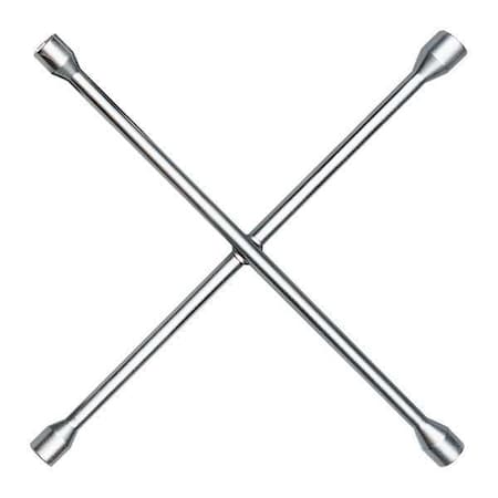 Lug Wrench, 20in.L, Chrome, 4 Way MPN:35630