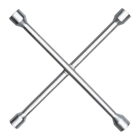 Lug Wrench, 14in.L, Chrome, 4 Way MPN:35635