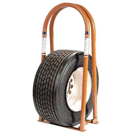 Tire Inflation Cage, Yellow, Steel MPN:T119