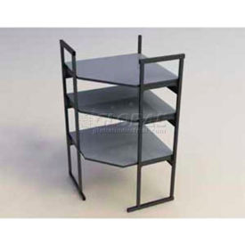 Kendall Howard™ Corner Performance Plus® Heavy Duty LAN Station White Nebula 7100-1-100-CR