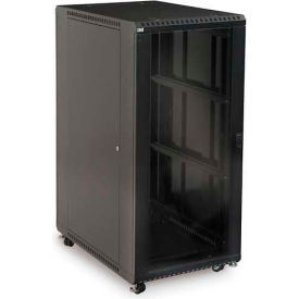Kendall Howard™ 27U LINIER® Server Cabinet - Glass/Vented Doors - 36