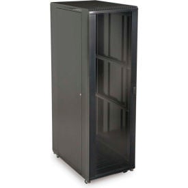 Kendall Howard™ 42U LINIER® Server Cabinet - Glass/Glass Doors - 36