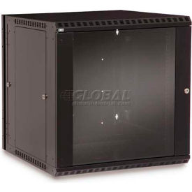 Kendall Howard™ 12U Swing Out Wall Mount Cabinet - Glass Door 3130-3-001-12