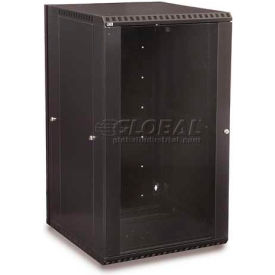 Kendall Howard™ 22U Swing Out Wall Mount Cabinet - Glass Door 3130-3-001-22