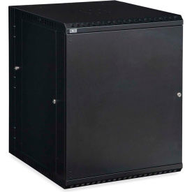 Kendall Howard™ 15U LINIER® Swing-Out Wall Mount Cabinet - Solid Door 3131-3-001-15