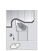 RH DDJN Negative Rake Indexable Turning Toolholder MPN:2273065