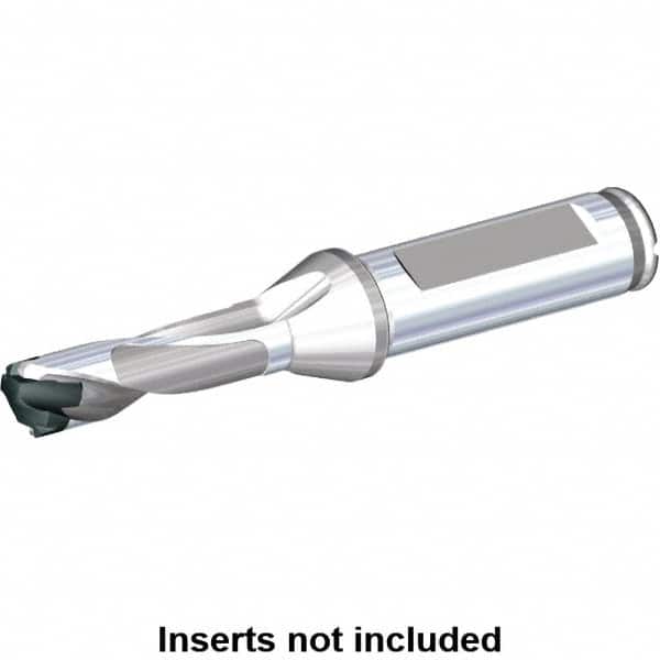 Replaceable-Tip Drill: 12 to 12.49 mm Dia, 100 mm Max Depth, 16 mm Weldon Flat Shank MPN:2548928