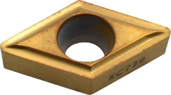 Turning Insert: DCMT32.52LF KC730, Solid Carbide MPN:1161929