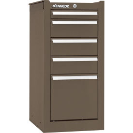 Kennedy® K1800 5 Drawer Hang-On Side Cabinet 13-5/8