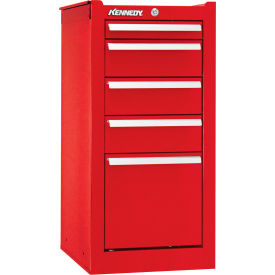 Kennedy® K1800 5 Drawer Hang-On Side Cabinet 13-5/8