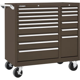 Kennedy® K1800 15 Drawer Roller Cabinet 39-3/8
