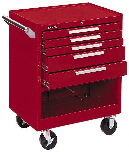 Steel Tool Roller Cabinet: 5 Drawers MPN:275XR