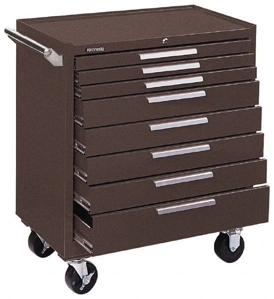 Steel Tool Roller Cabinet: 8 Drawers MPN:348XB