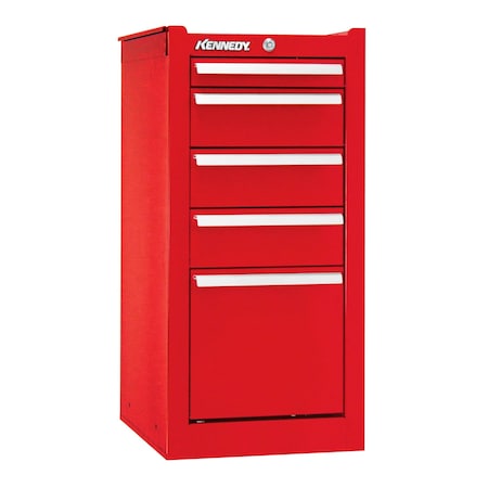 Tool Cabinet, 5 Drawer, Red, 14 in W MPN:205XR