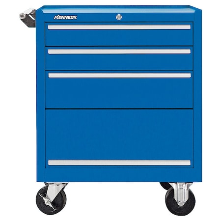 Rolling Tool Cabinet, 3 Drawer, Blue, 27 in W MPN:273XBL