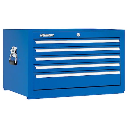 K Tool Chest, 5 Drawer, Blue MPN:285XBL