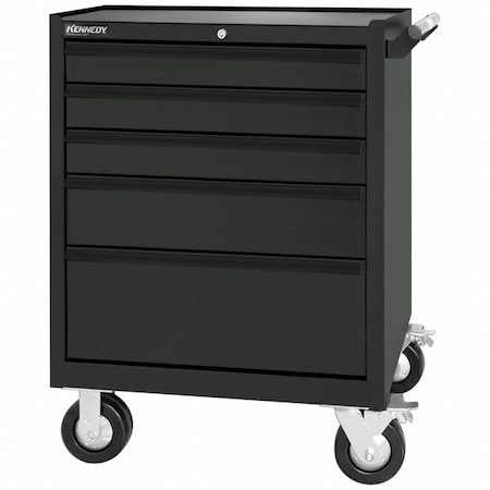 Maintenance Pro™ Rolling Tool Cabinet, 5 Drawer, Black MPN:295MPBK