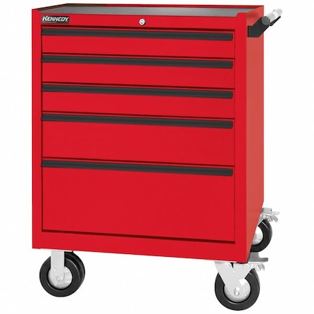 Maintenance Pro™ Rolling Tool Cabinet, 5 Drawer, Red MPN:295MPR