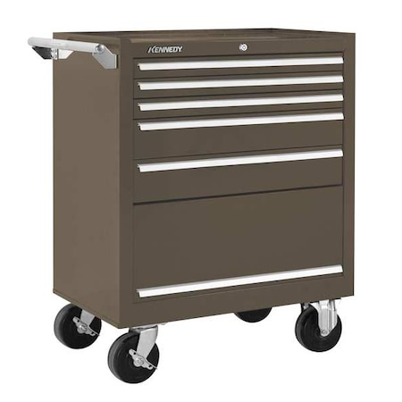K2000 Series Rolling Tool Cabinet, 5 Drawer, Brown, Steel, 29 in W x 20 in D x 35 in H MPN:295XB