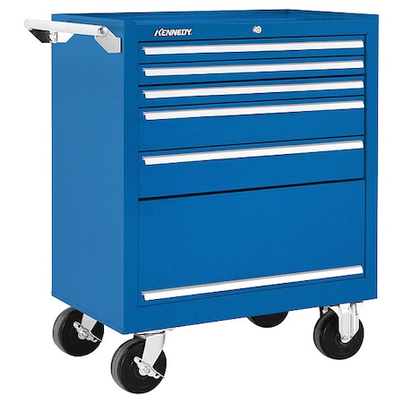 Rolling Tool Cabinet, 5 Drawer, Blue, 29 in W MPN:295XBL