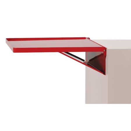Red, Side Shelf, Steel, 20 1/8 in W MPN:DS1R