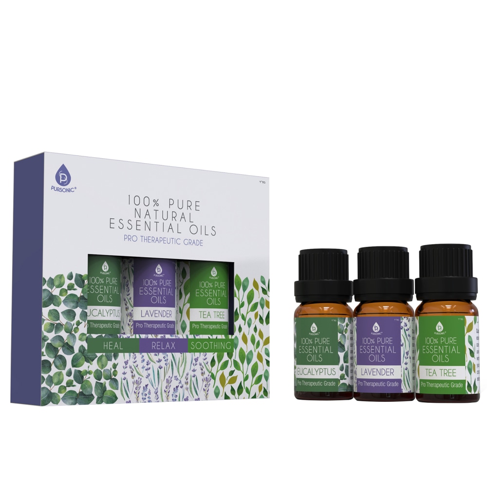 Pursonic Pure Essential Aroma Oils, Pack Of 3 Oils MPN:995110295M