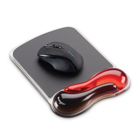 Mouse Pad Wrist Rest, Red, Duo Gel MPN:K62402AM