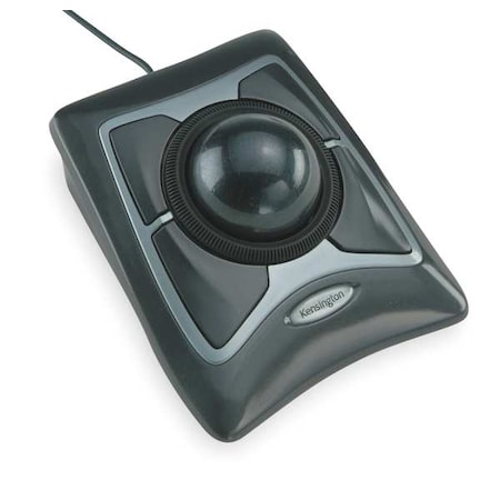 Trackball Mouse, Corded, Optical, Black MPN:K64325
