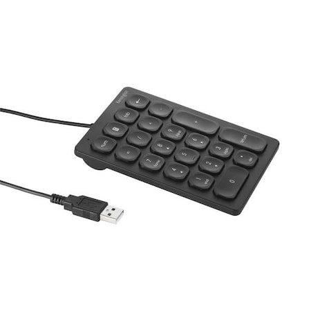 Number Keyboard, Black, 1