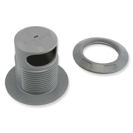 Grommet Hole Cable Anchor, Gray, 3.54