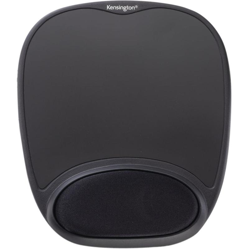 Kensington Comfort Gel Mouse Pad - Black - 1.50in Height x 9.37in Width x 13in Depth - Black - Gel - Skid Proof - 1 - TAA Compliant MPN:K62386AM