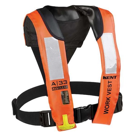 Flotation Work Vest, UNIV, 35lb, CO2, OR MPN:134402-200-004-21