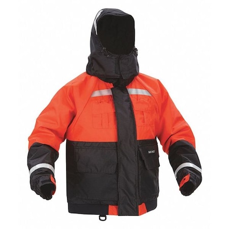 Flotation Jacket, Deluxe, Hood, Orange, S MPN:151800-200-020-23