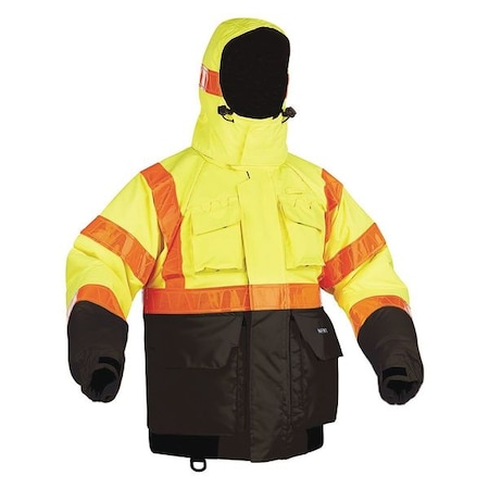 Flotation Jacket, Hi Vis, Deluxe, Hood, M MPN:151800-410-030-23