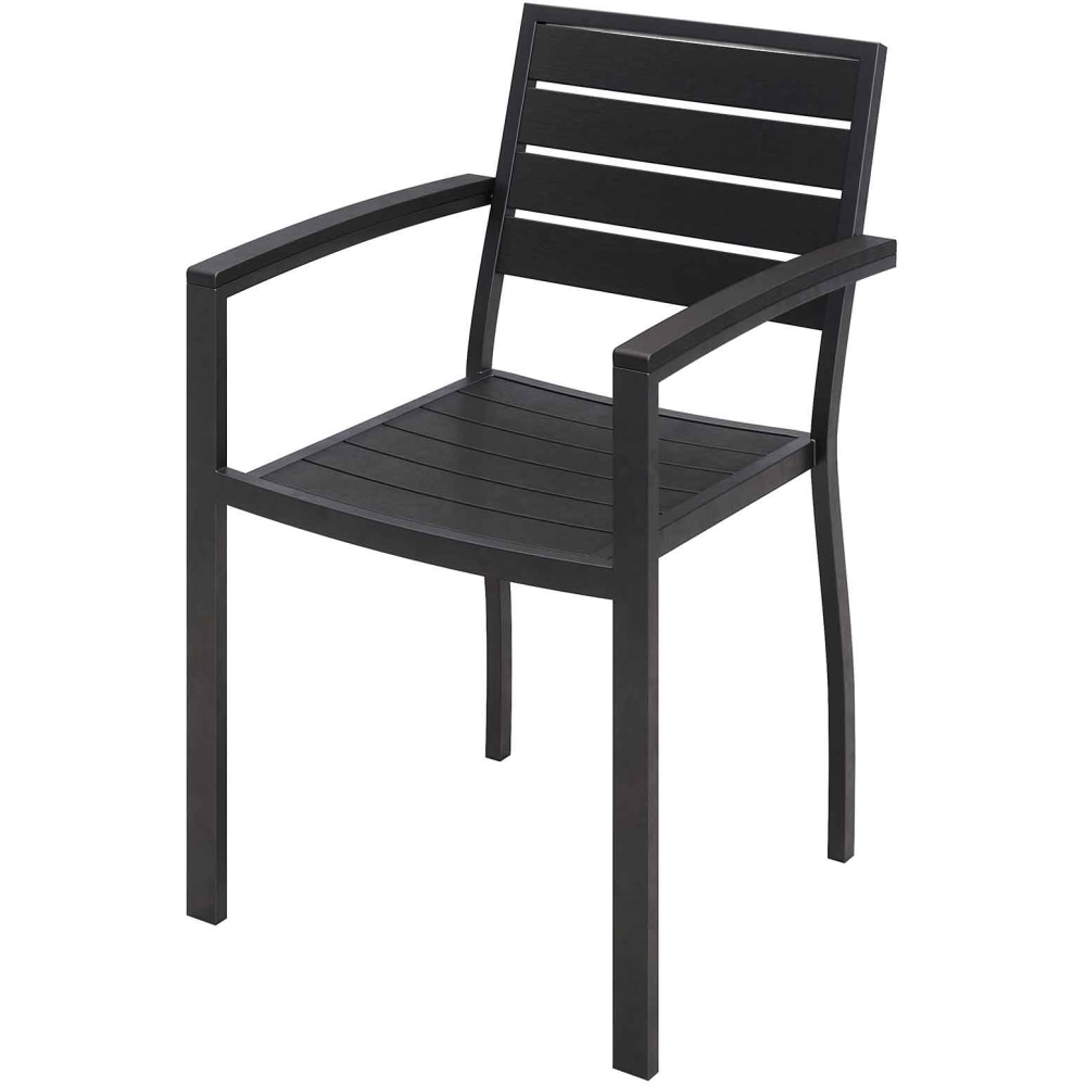 KFI Studios Eveleen Outdoor Arm Chair, Black MPN:840031925589