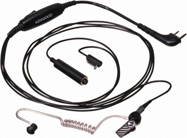 Ear Bud, Palm Microphone Three Wire Microphone MPN:KHS-9BL