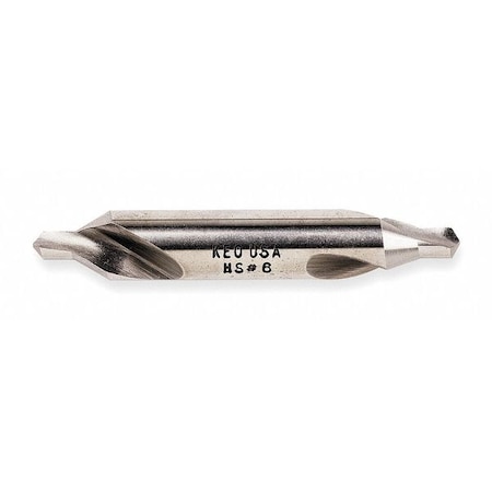 Drill/Countersink Bit, 82 Deg, No 0, HSS, BRGT MPN:906-000-040