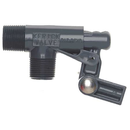 Float Valve, 3/4 In, PVC, Pipe Mount MPN:PS75SS