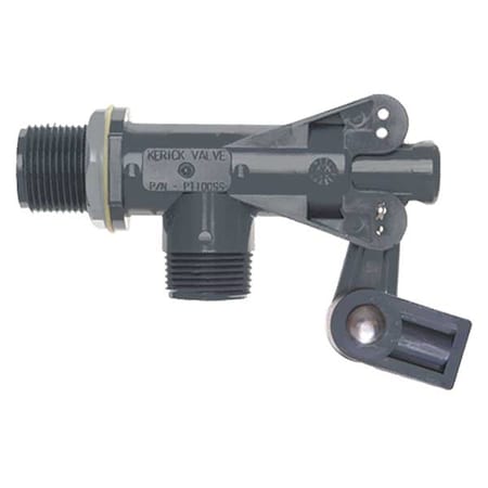 Float Valve, 1 In, PVC, Bulkhead Mount MPN:PT100SS
