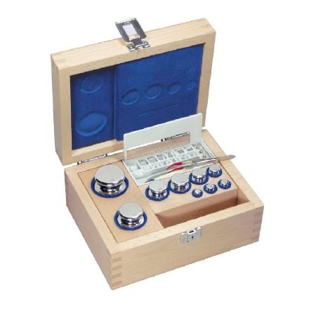 F1 1 mg - 1 kg Set of weights in wooden MPN:325-062
